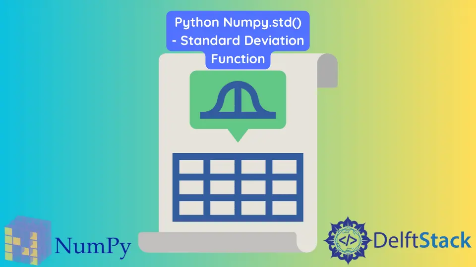 Python Numpy.std()-標準偏差関数