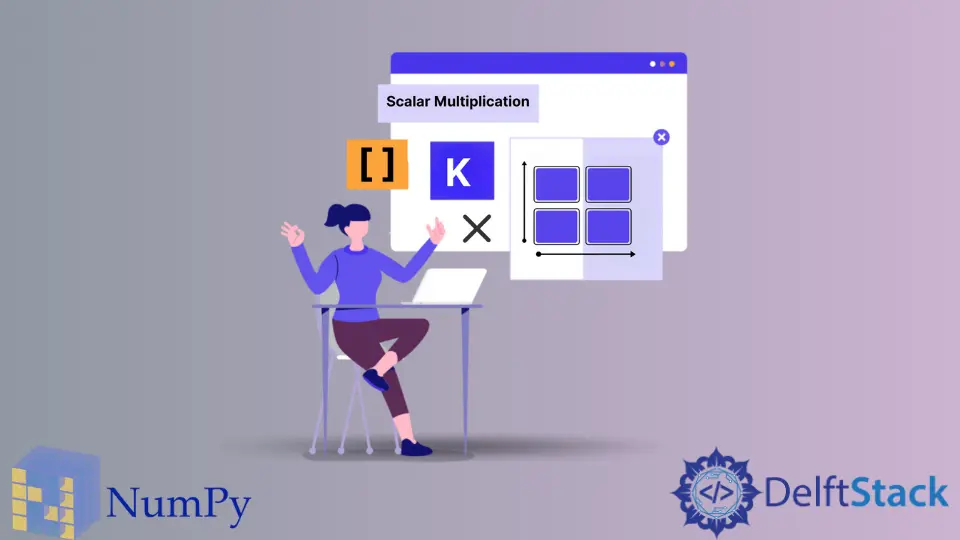 Multiplique matriz com escalar em Python