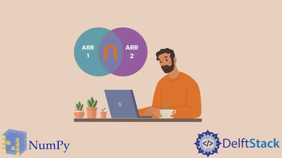 NumPy Intersezione di due array