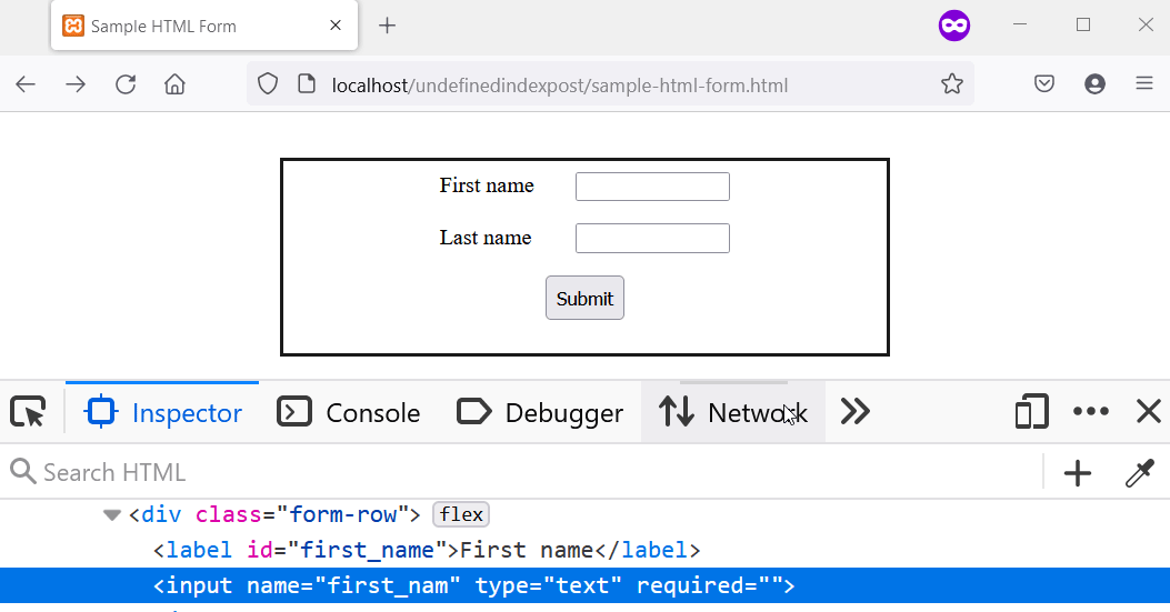 Undefined Index With PHP Post