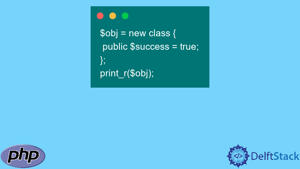 Create Default Object From Empty Value in PHP