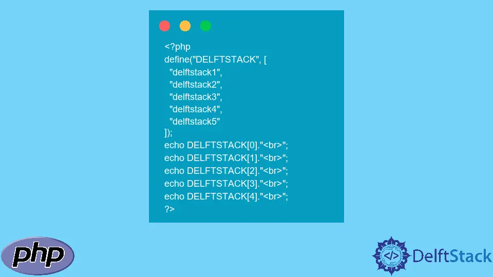 constant php array