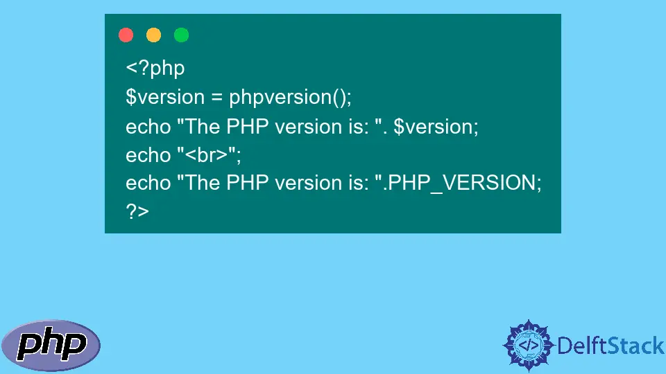 How to Get the PHP Version