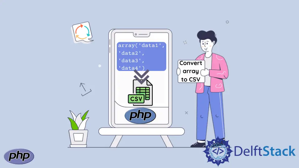 convert array into csv php