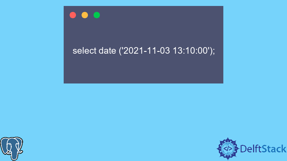 date object to postgresql timestamp
