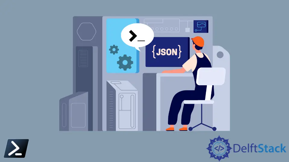 Cómo crear un arreglo JSON en PowerShell