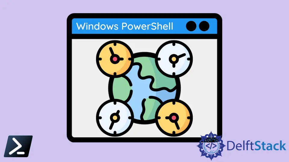 使用 PowerShell 設定時區