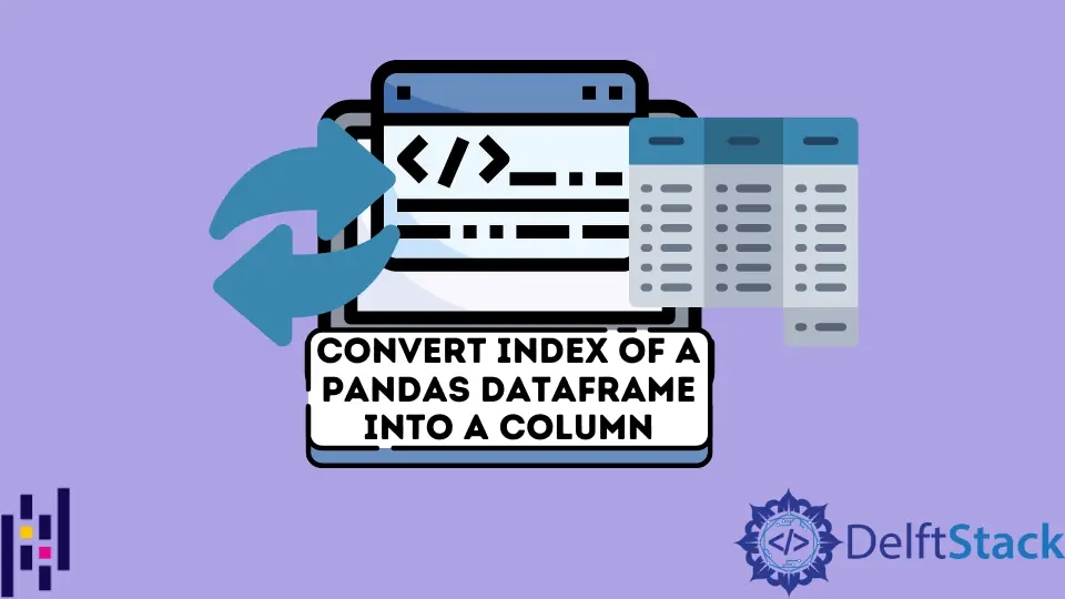 Pandas Dataframe의 색인을 열로 변환하는 방법