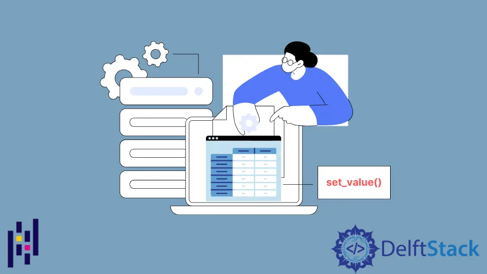 Imposta il valore per una cella specifica in Pandas DataFrame utilizzando l'indice