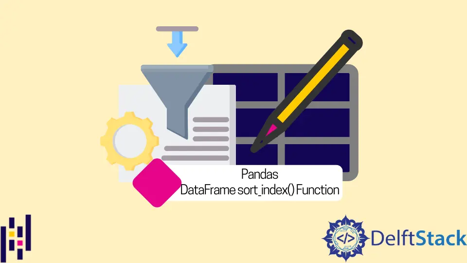 Pandas DataFrame sort_index() Function