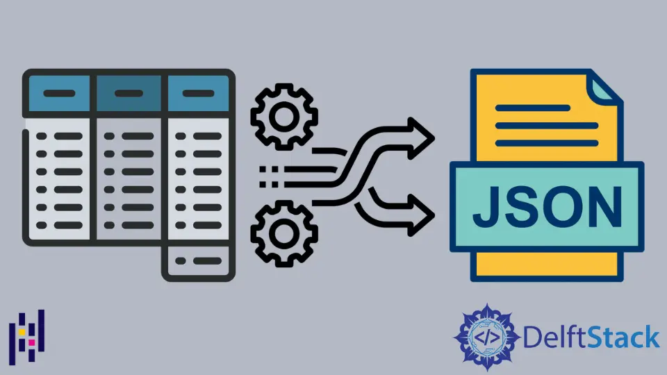 將 Pandas DataFrame 轉換為 JSON