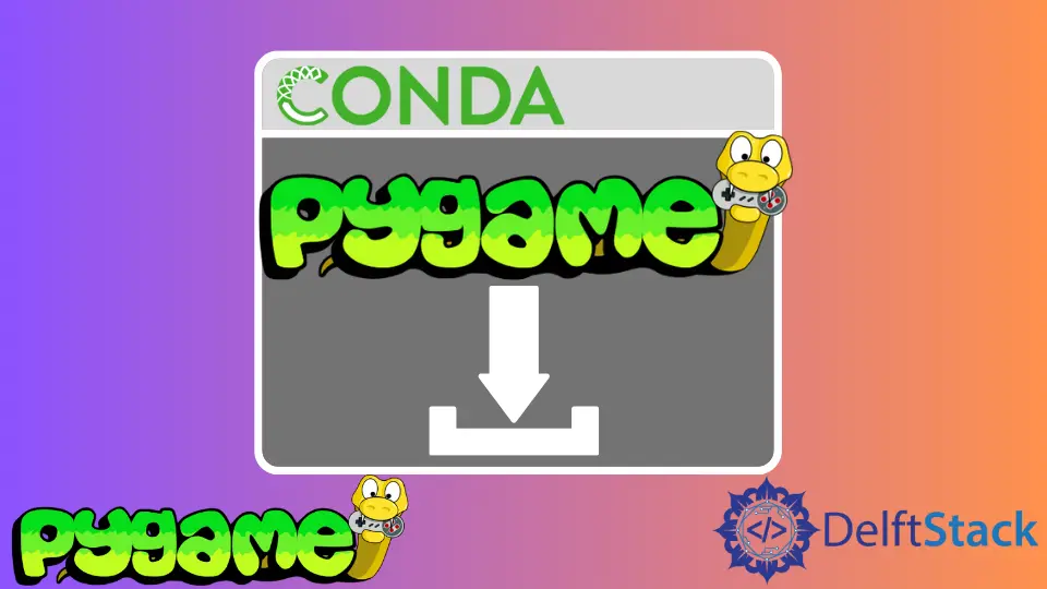 Conda Pygame installieren