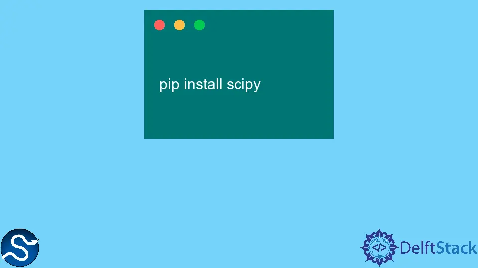 Windows에 SciPy 설치