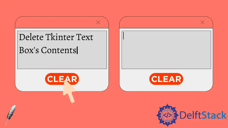 Como excluir o conteúdo da caixa de texto Tkinter