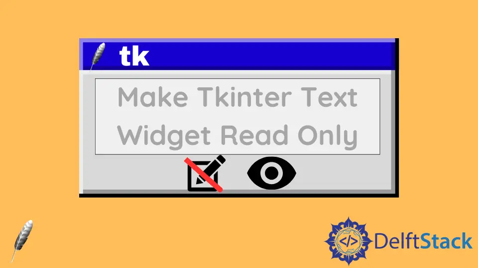 How to Make Tkinter Text Widget Read Only