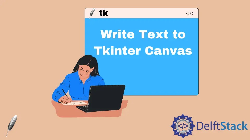 Tkinter-Leinwandtext