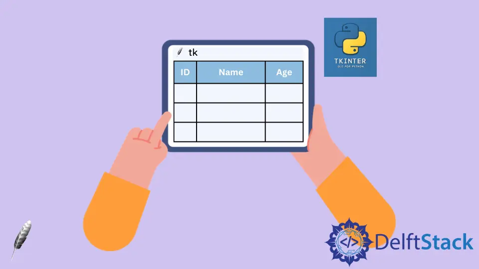 How to Create a Tkinter Table