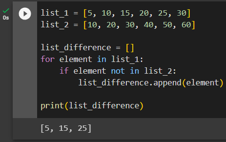 Get The Difference Between Two Lists In Python | Delft Stack