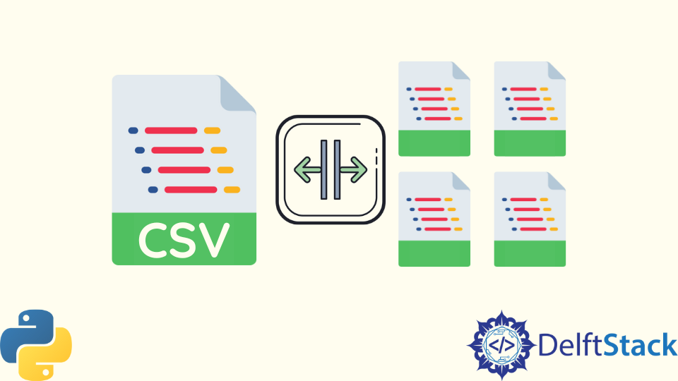 Python Split CSV Into Multiple Files | Delft Stack