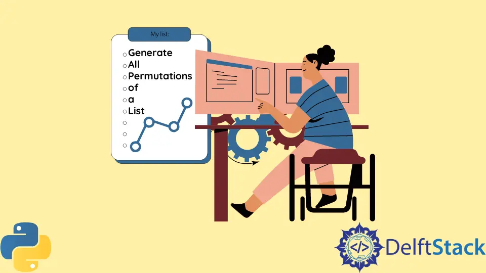 Cómo generar todas las permutaciones de una lista en Python