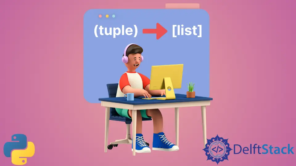 Convertir tupla en lista en Python