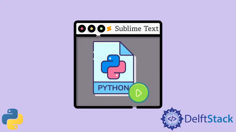 Exécutez le code Python dans Sublime Text 3