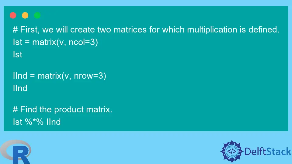 How to Use the %*% Operator in R