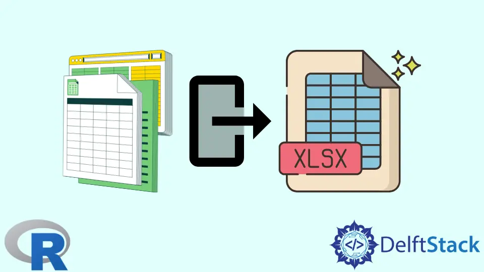 将数据框从 R 导出到 Microsoft Excel