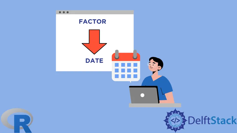 Convertir le facteur en date en R