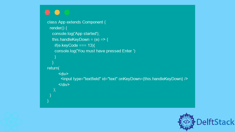 onKeyPress in React | Delft Stack