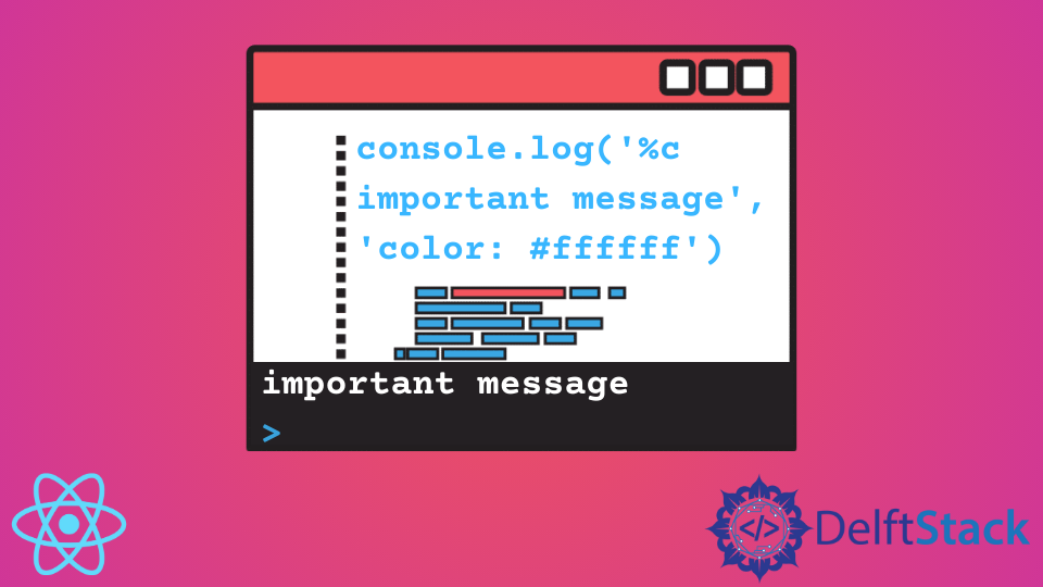 console.log() in React