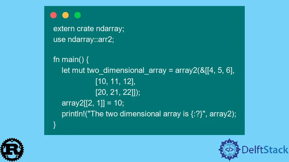 Convertir ArrayD a Array2 en Rust