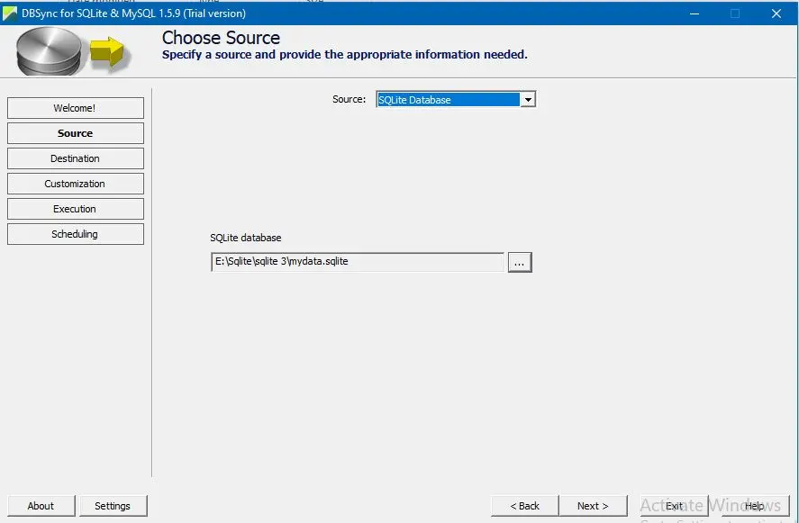 Konvertieren Sie SQLite in MySQL