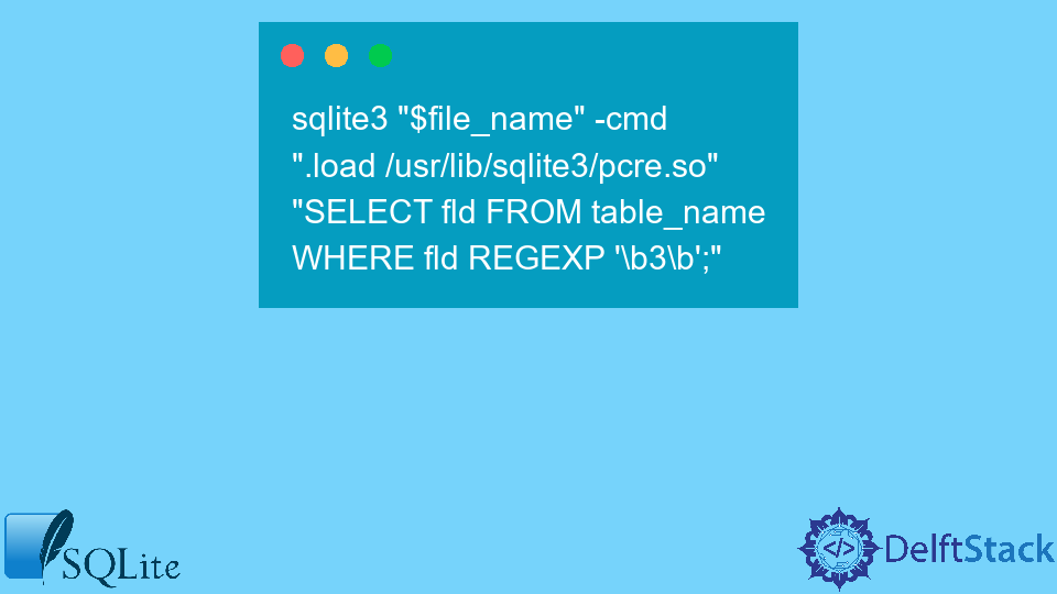 sqlite regex update