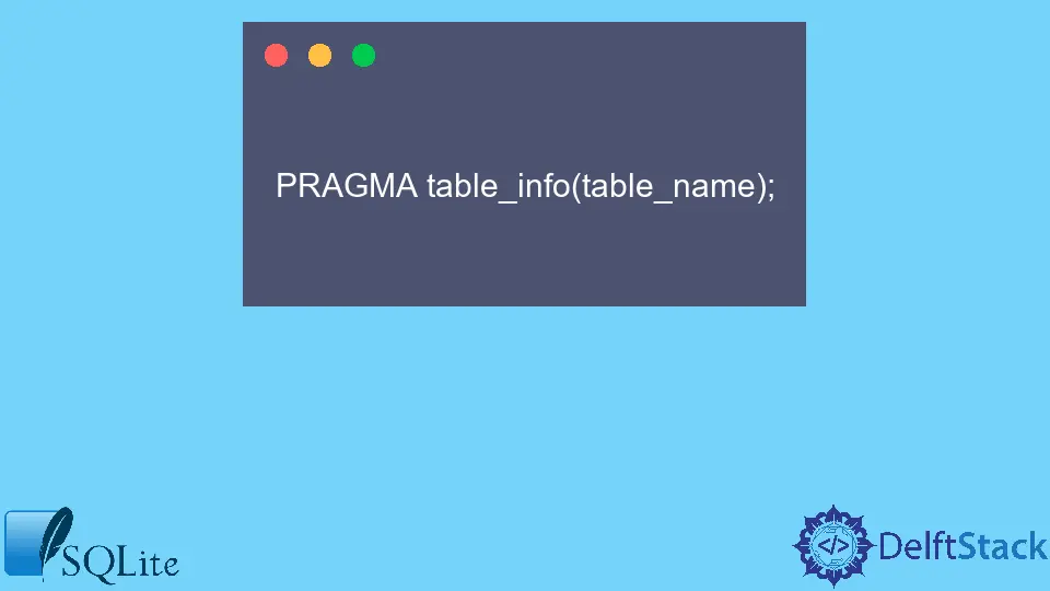 C Sqlite Get Table Column Names