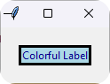 Customizing Colors and Backgrounds for Border of Tkinter Label