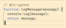 Ignore Next Line In Typescript | Delft Stack