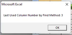 count columns in VBA by using Find Method