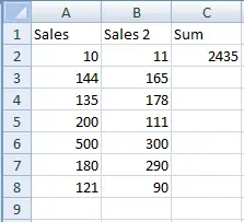 The Sum() Function in VBA