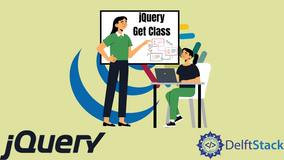 jQuery Obtenir la classe