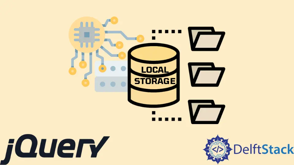 Almacenamiento local jQuery